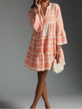 Devotion Twins Embroidered Ella Tunic Dress.